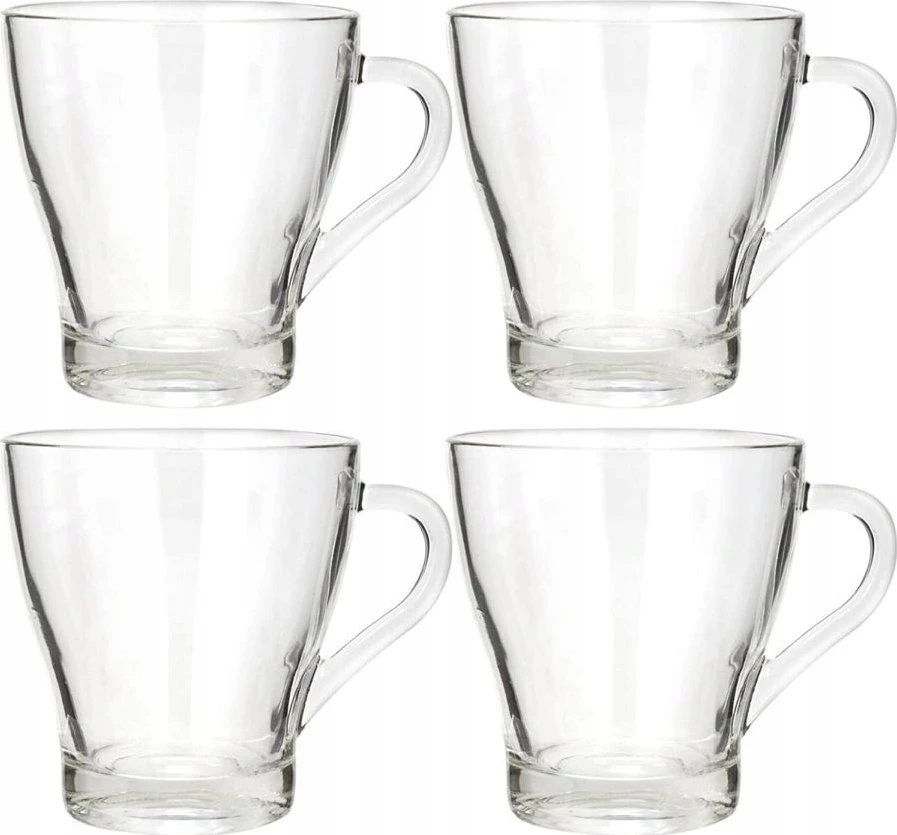 Excellent Houseware Stiklinės kavos ir arbatai 280 ml 4 vnt.