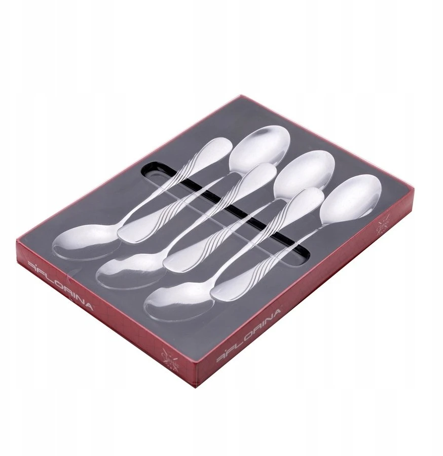 „Excellent Houseware“ stalo įrankiai, 6 vnt. klasikinių mažų kavos šaukštelių (kapučino)