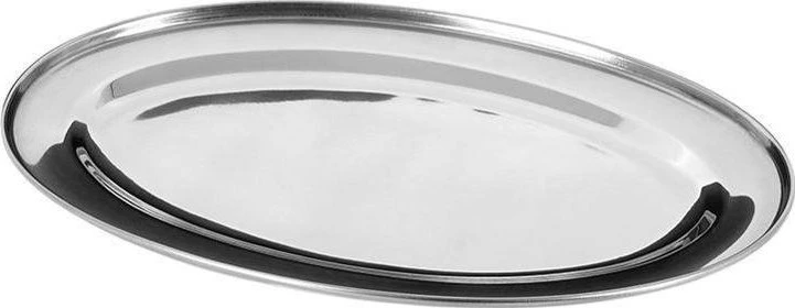 Excellent Houseware Plieninė serviravimo lėkštė ovali 3 vnt. - 44.5x29 cm, 40x27 cm, 34x21.5 cm