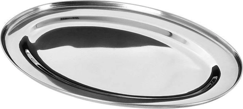 Excellent Houseware Plieninė serviravimo lėkštė ovali 3 vnt. - 44.5x29 cm, 40x27 cm, 34x21.5 cm