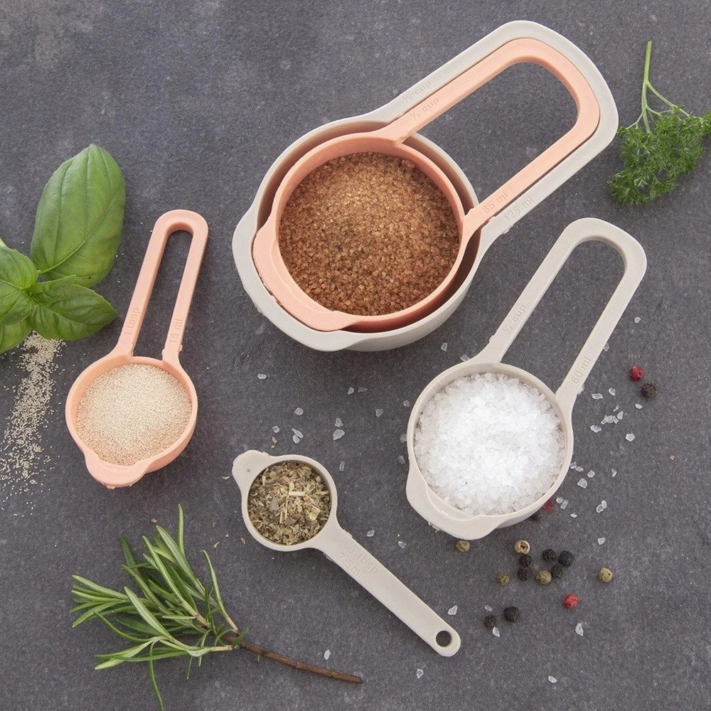 Excellent Houseware Orion virtuvės matavimo puodeliai 5 vnt. – 125 ml, 85 ml, 60 ml, 15 ml, 7.5 ml