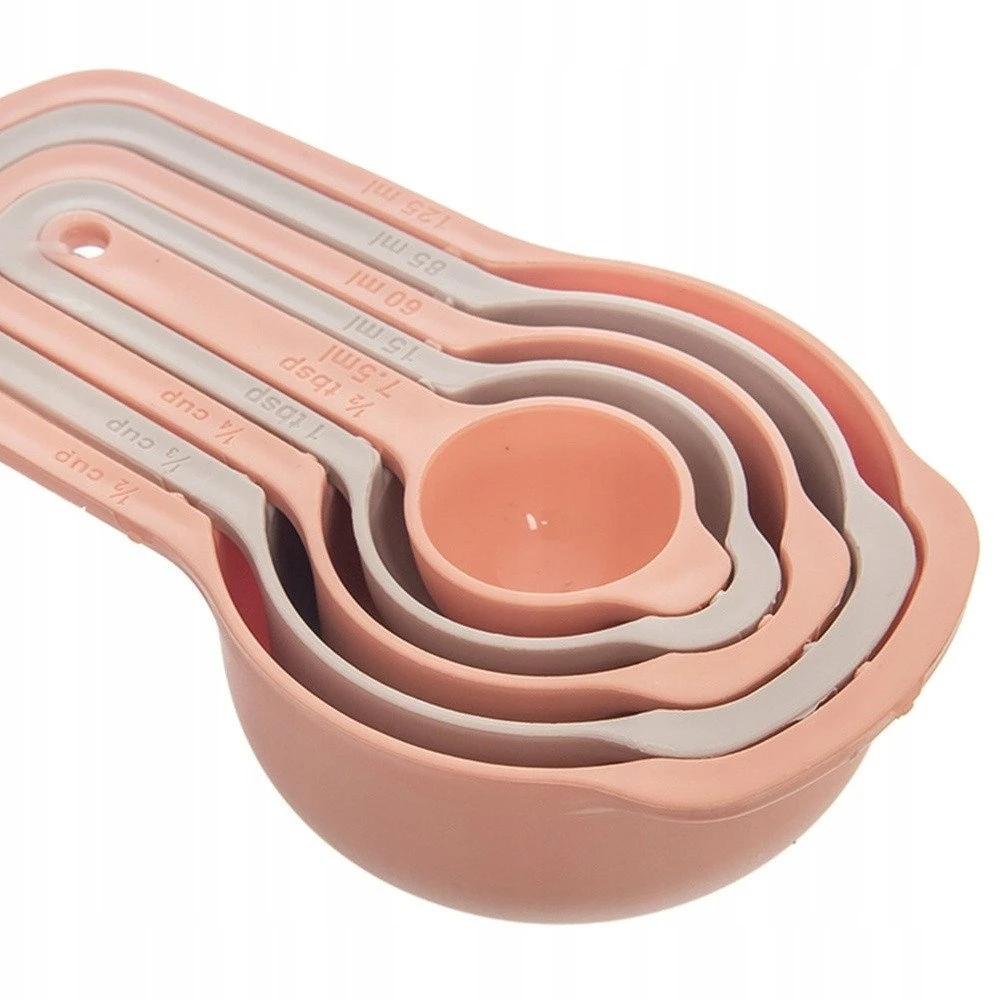 Excellent Houseware Orion virtuvės matavimo puodeliai 5 vnt. – 125 ml, 85 ml, 60 ml, 15 ml, 7.5 ml