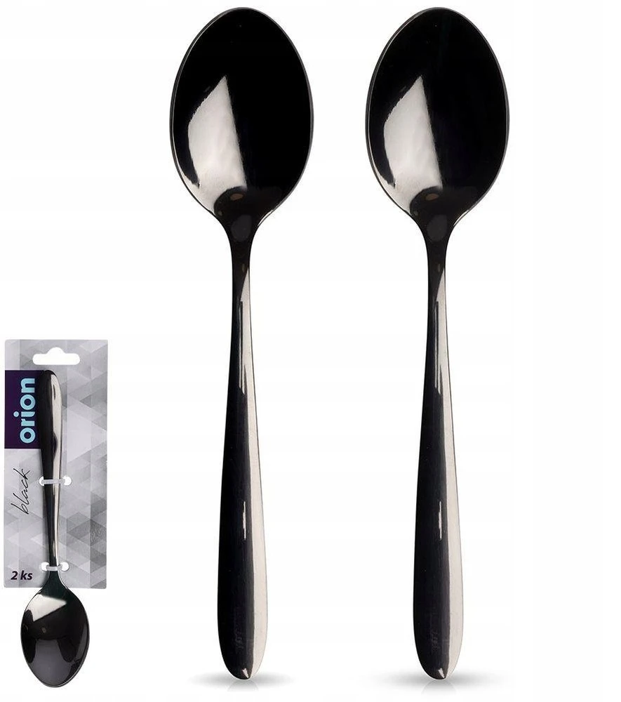 Pakabinamas šviestuvas Excellent Houseware Orion Arbatiniai šaukšteliai 2 vnt. Juodi plieniniai