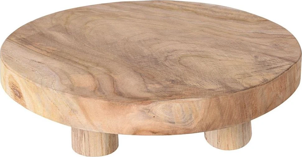Excellent Housware Home Styling Collection Serviravimo lenta medinė 30 cm su kojomis