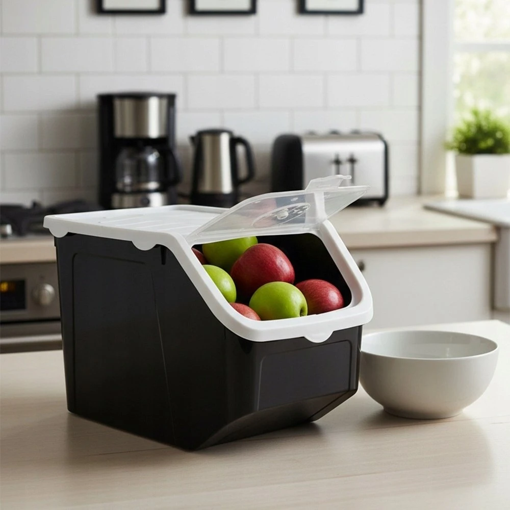 Excellent Housware Dėžutė daržovėms ir vaisiams Vilde, 12 l, 34x23x23 cm