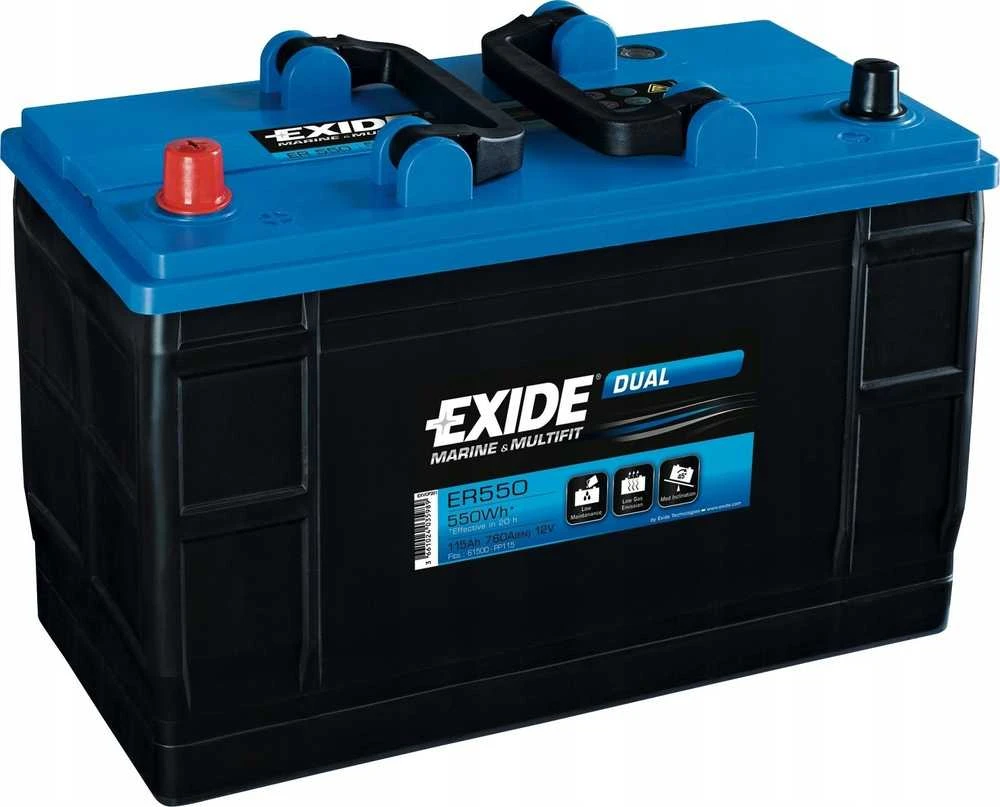 EXIDE ER550 115Ah 760A (EN) 12V akumuliatorius
