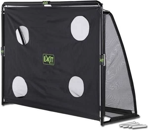 Mobilūs futbolo vartai su atmušimo sienelė Exit Coppa 220x170x80cm