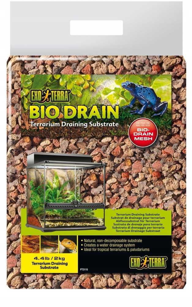 Exo Terra Bio* Drain, drenažinis substratas terariumui, 2kg