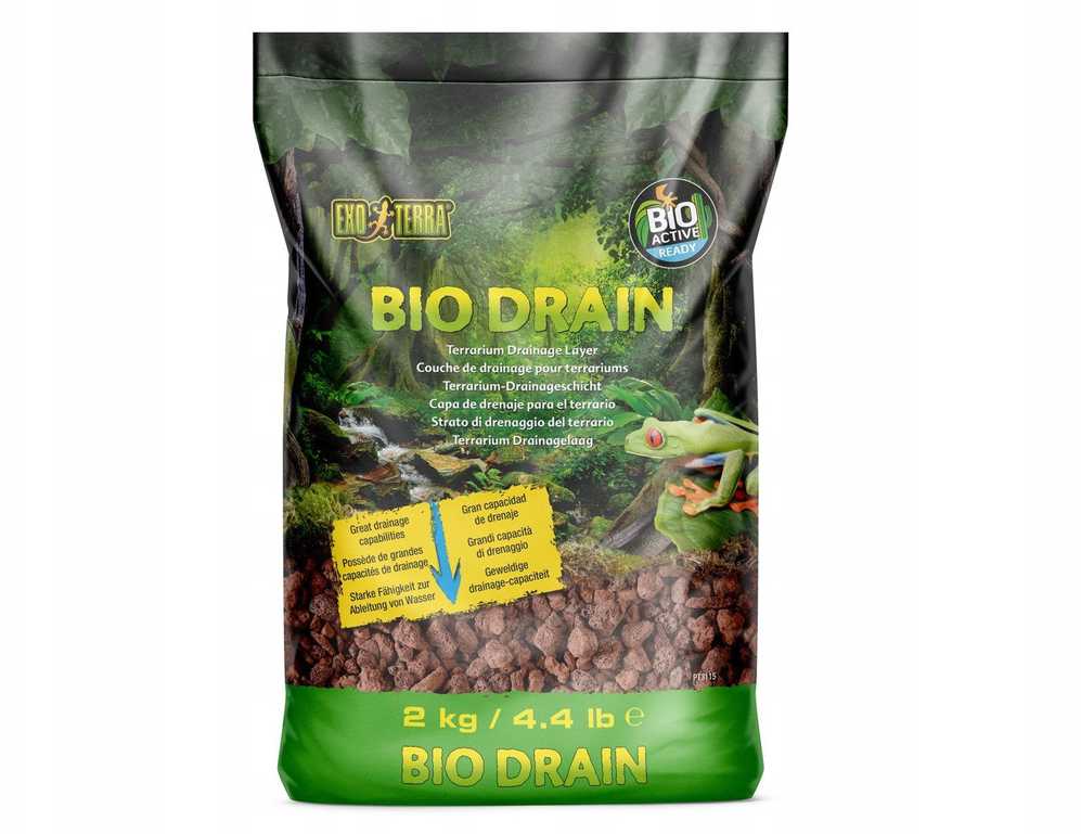 Exo Terra Bio* Drain, drenažinis substratas terariumui, 2kg