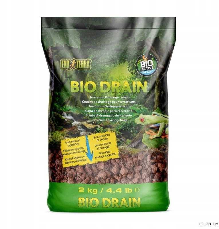 Exo Terra Bio* Drain, drenažinis substratas terariumui, 2kg