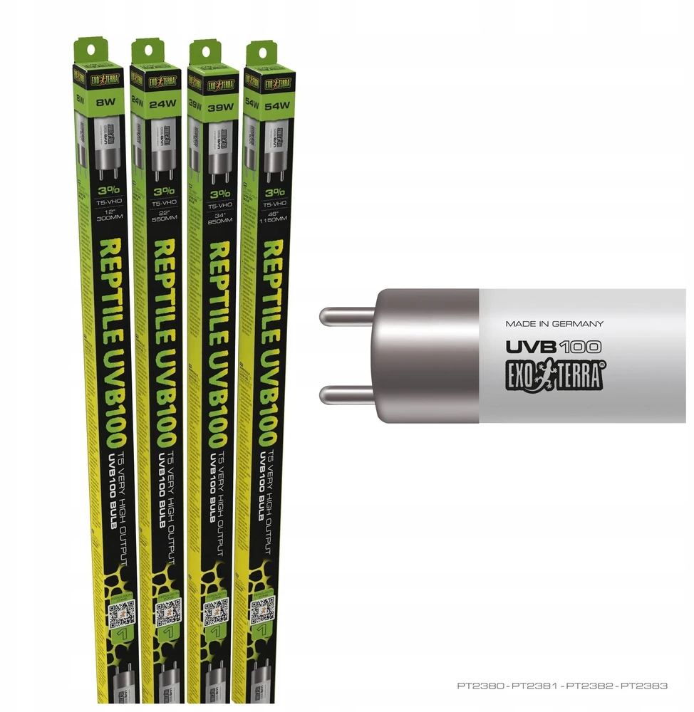Exo Terra Roplių UVB100 T5 fluorescencinė lempa terariumui, 39 W, 85 cm