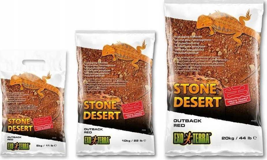 Exo Terra Stone Desert substratas, raudona dykuma, 20kg