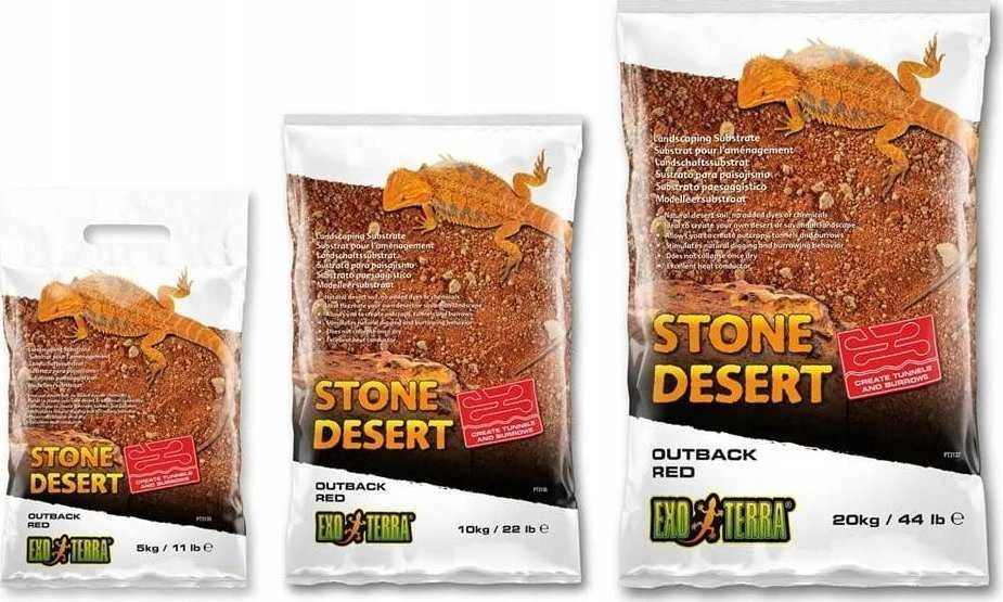 Exo Terra Stone Desert substratas, raudona dykuma, 10kg