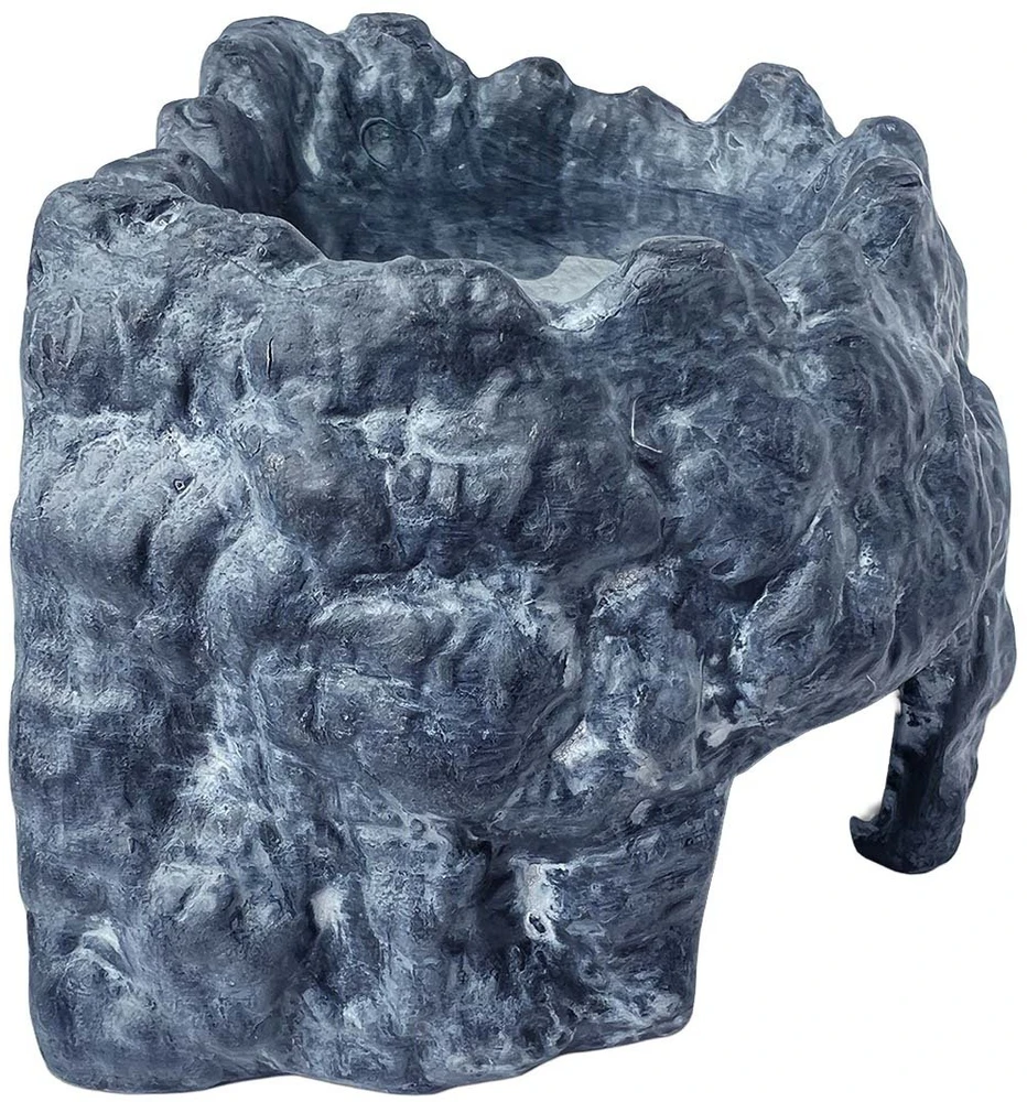 Exo Terra Wet Rock, slėptuvė su dubeniu, terariumui, keraminė, M, 18x13x9,5 cm, 130 ml, kampinė