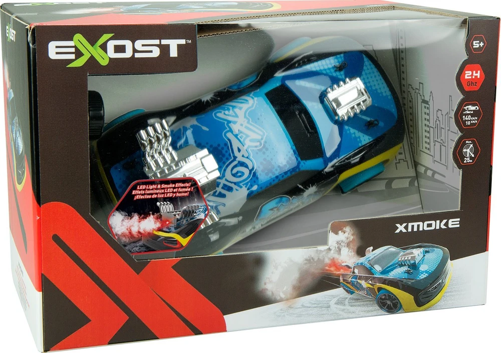 Silverlit Dumel Žaislinis nuotoliniu būdu valdomas automobilis Xmoke su dūmais ir LED žibintais