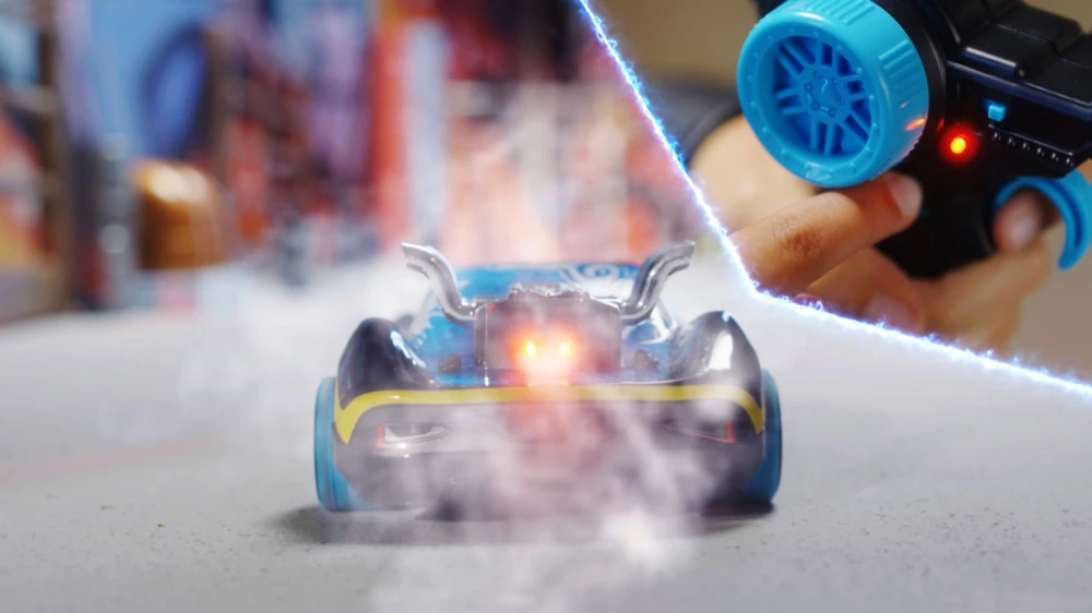 Silverlit Dumel Žaislinis nuotoliniu būdu valdomas automobilis Xmoke su dūmais ir LED žibintais