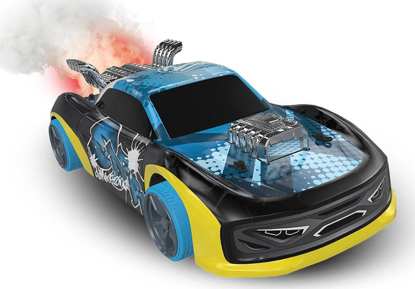 Silverlit Dumel Žaislinis nuotoliniu būdu valdomas automobilis Xmoke su dūmais ir LED žibintais