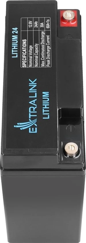 Akumuliatorius Extralink LiFePO4 24AH 12.8V, BMS