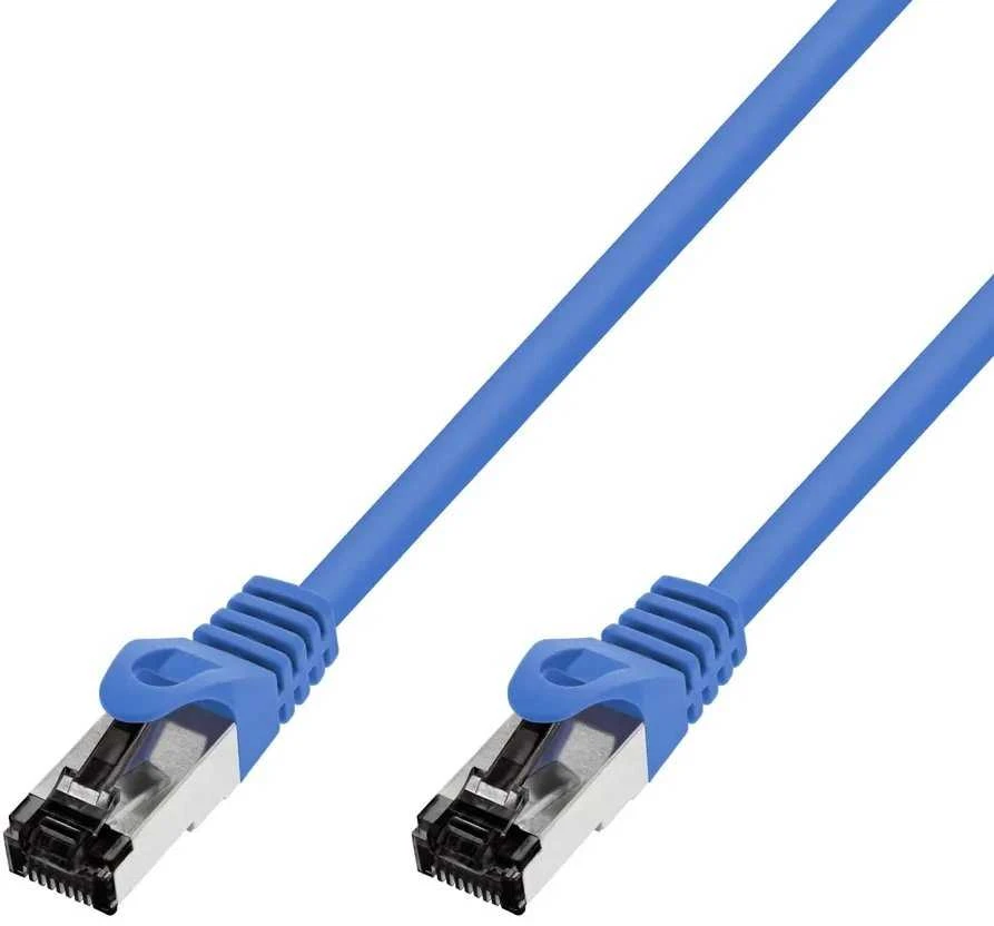 Extralink Cat.8.1 S/FTP 2m 40G Mėlyna | LAN pataisos laidas | Varinis vytos poros tinklo kabelis