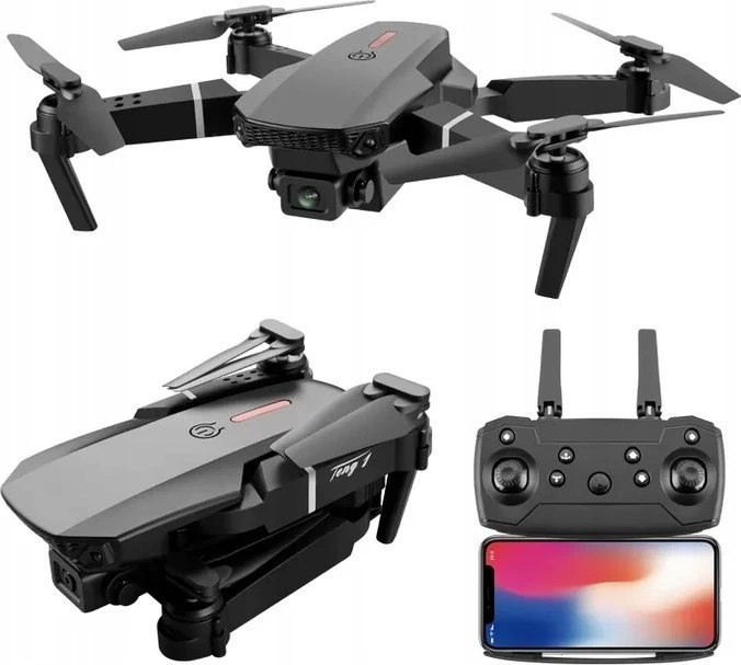Extralink Drone E88 Pro | Rinkinys dronas + 3 baterijos + dėklas | 1800 mAh