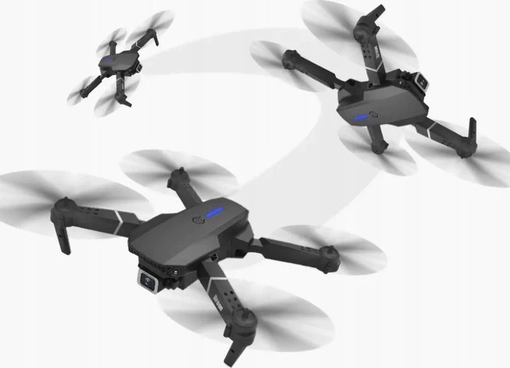 Extralink Drone E88 Pro | Rinkinys dronas + 3 baterijos + dėklas | 1800 mAh