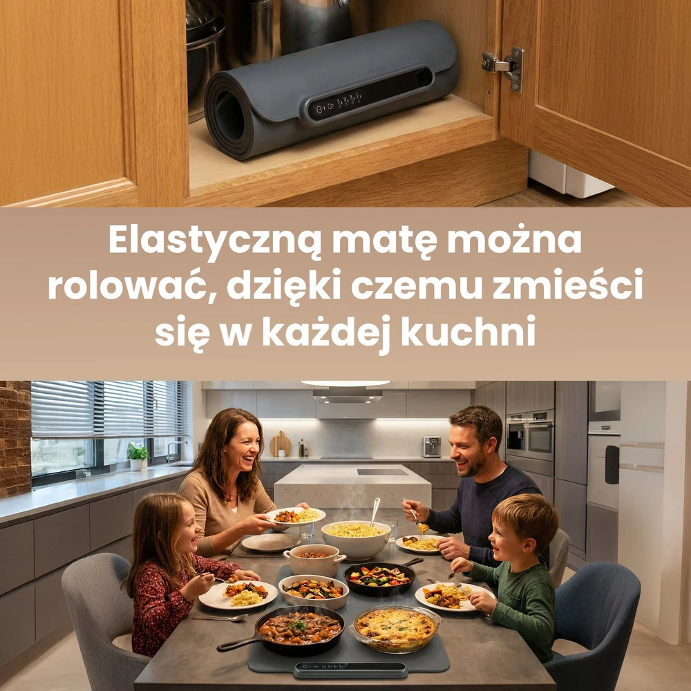 Extralink | Elektryczna mata grzewcza | pilka, 63x38 cm, 400W