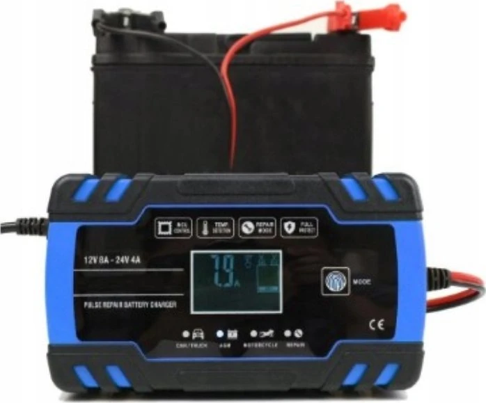 Extralink | Automatinis lygintuvas | skirta 12/24V 8A mėlyna baterijai