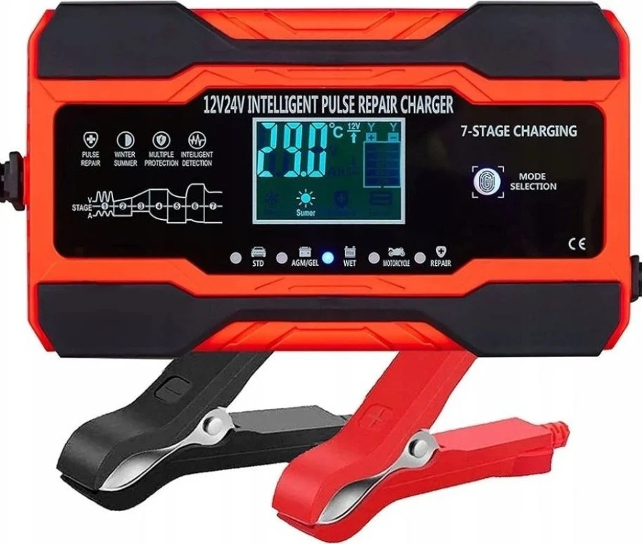 „Extralink“ | Automatinis akumuliatorių įkroviklis | 12/24 V 10 A akumuliatoriams