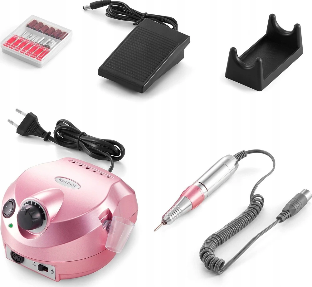 Extralink Nail Drill 202 Rožinė | Nagų grąžtas | 65W