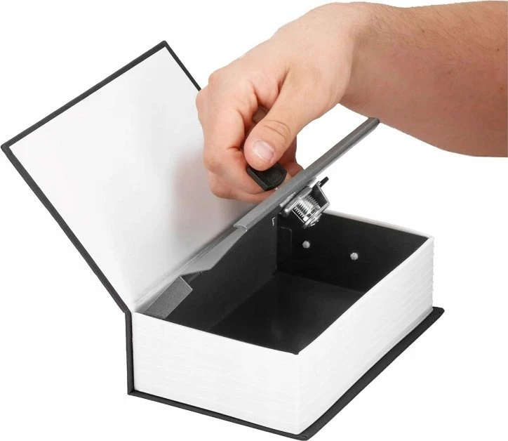 ExtraLink EXTRALINK HOME SEJF KSIĄŻKA SŁOWNIK METALOWA KASETKA NA PIENIĄDZE KLUCZE STALOWA SKRYTKA S-405