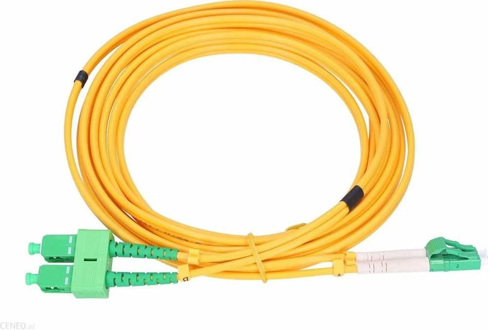 Extralink LC/APC-LC/APC | Komutacinis laidas | Vienos grandinės, dvipusis, 9/125 µm, G657A, 5 m