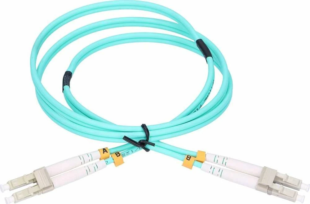 EXTRALINK Patchcord LC/UPC-LC/UPC MM OM3 dvipusis 3,0 mm 2 m