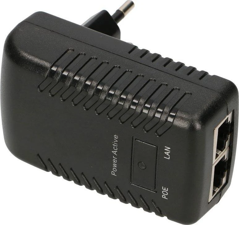 Extralink PoE adapteris su LAN ir PoE jungtimis