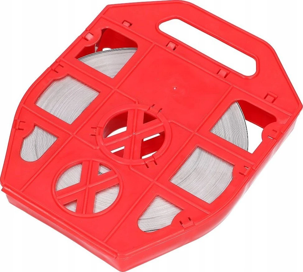„Extralink SS201“ nerūdijančio plieno dirželis, 0,7 mm, tvirtinimui prie elektros stulpų, 10 mm x 0,7 mm, 50 m