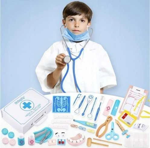 Mažojo gydytojo rinkinys „Extralink Toys“, 43 dalių medicinos rinkinys