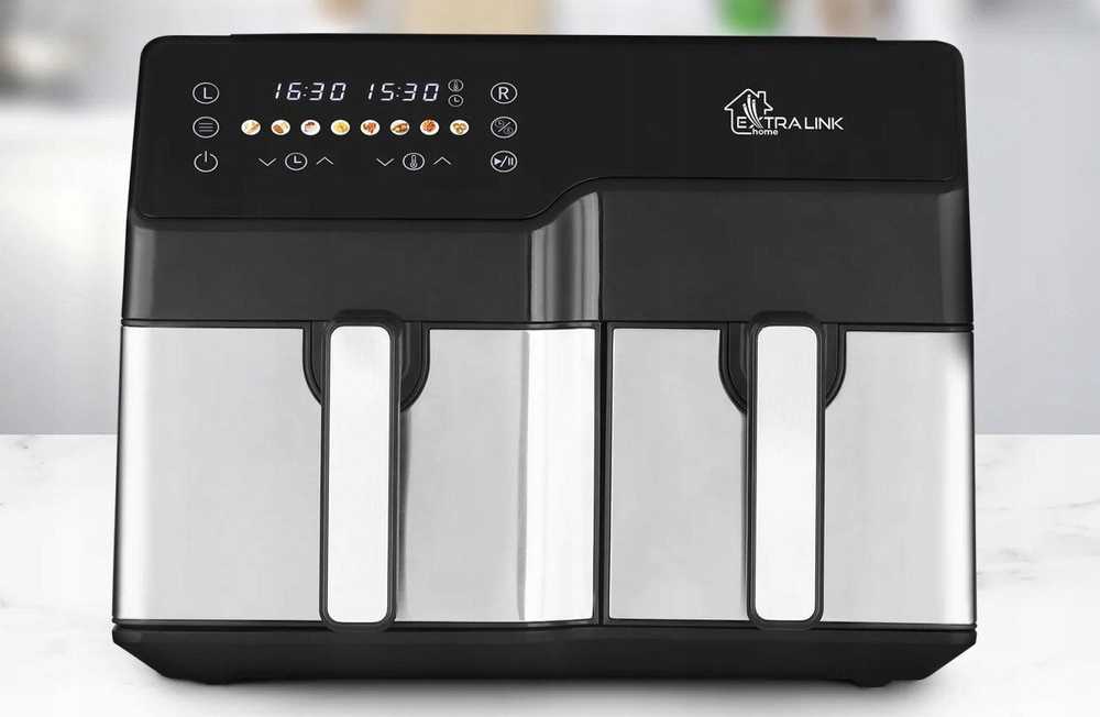 Gruzdintuvė Extralink Home Air Fryer SJ-1000 10 l EU juoda