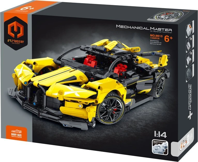 Extralink IM.MASTER modelis 1:14 auto geltona 1103el 9813 41438
