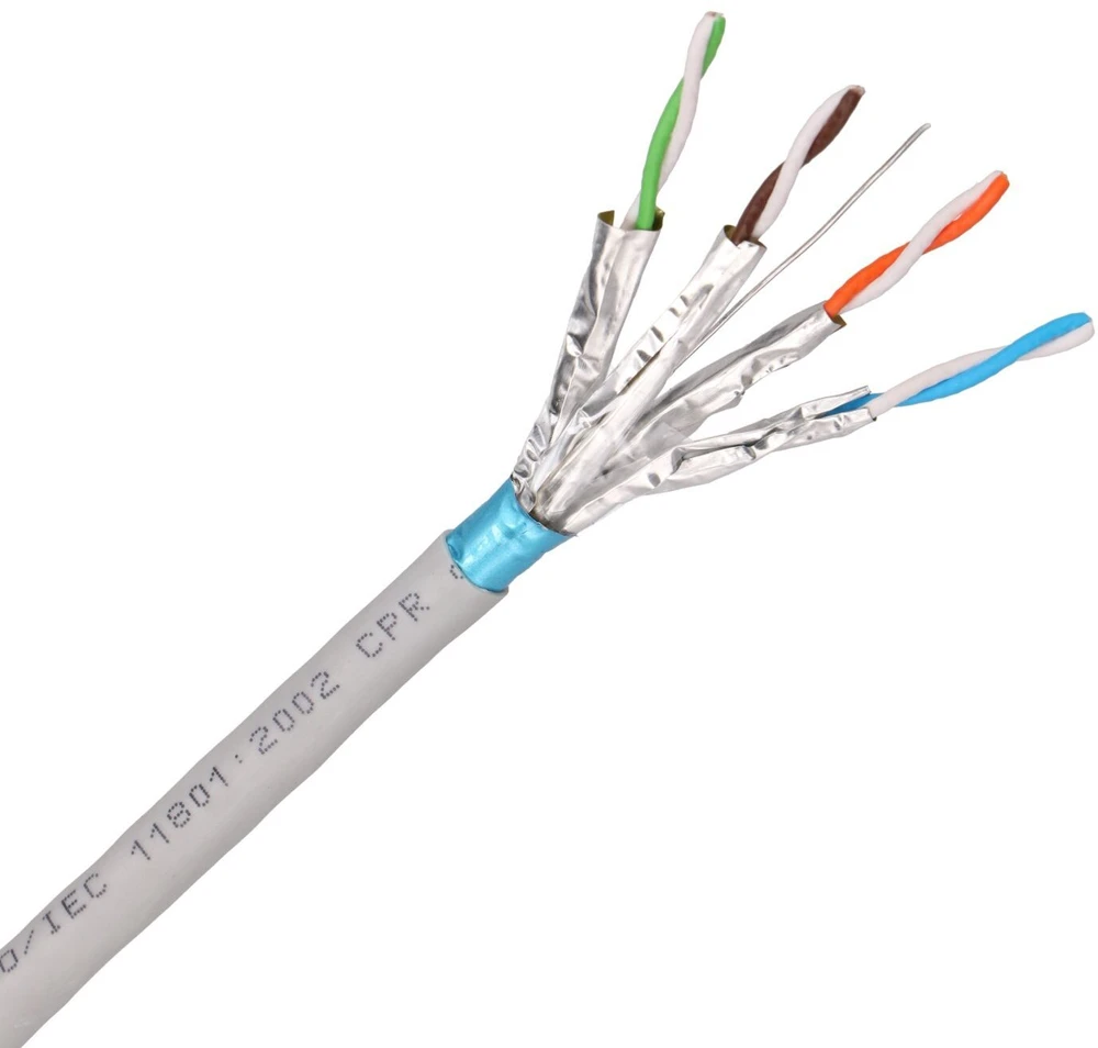 Extralink CAT6A FFTP (F/FTP) INDOOR TWISTED PAIR 100M tinklo kabelis