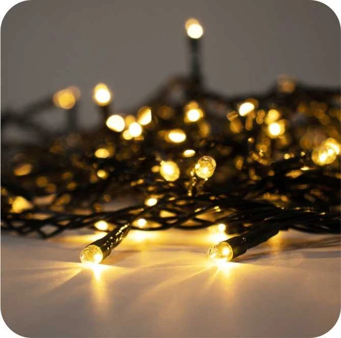 Extralink Kalėdinės LED girliandos, 200 LED, šaltai balta šviesa, 10 m