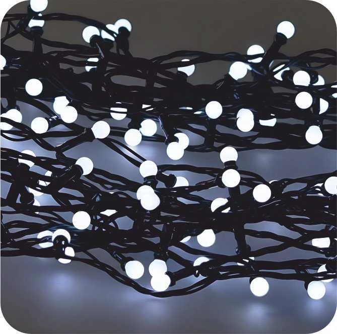 Extralink LED girlianda „Ball Lights“ 200 LED, šaltai balta, 16 m