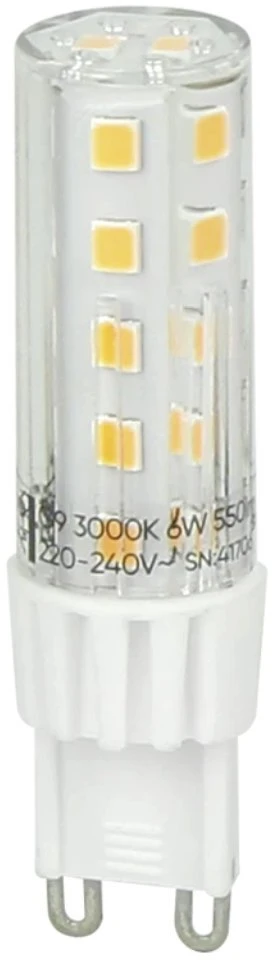 Extralink Led Line Lite LED lemputė G9 230V 6W 3000K šiltai balta 550lm