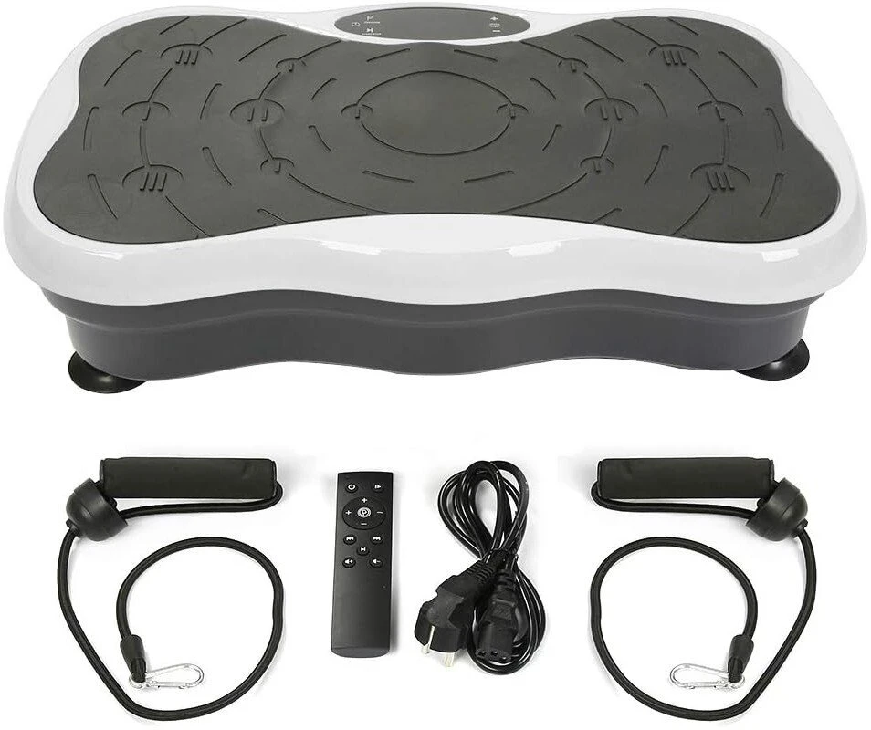 Extralink „Moonwalk Spin Move“ vibracijos platforma fitneso pratimams 200 W balta
