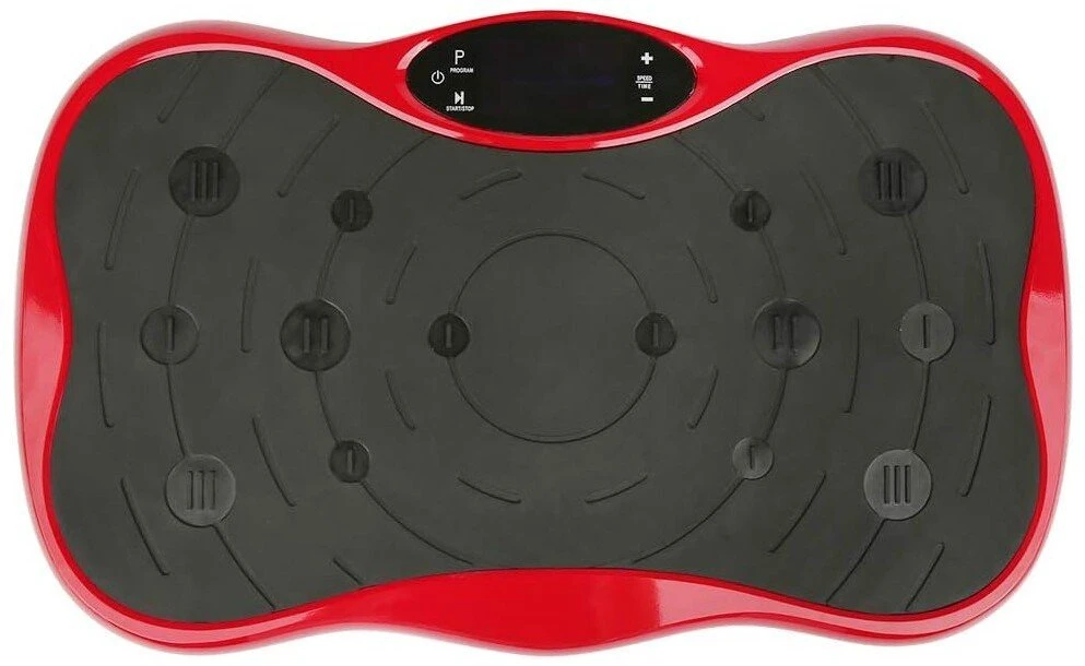 Extralink Moonwalk Spin Move Platofrma Wibracyjna do Ćwiczeń Fitness 200W raudona