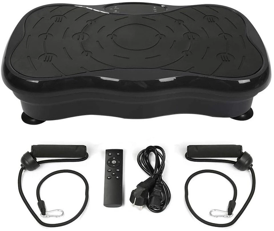 Extralink Moonwalk Spin Move Platofrma Wibracyjna do Ćwiczeń Fitness 200W juoda