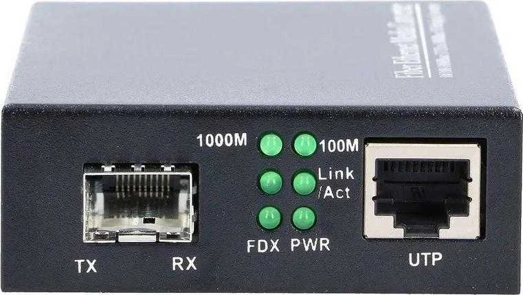 Extralink Sedir | Media konwerter | 1x SFP, 1x RJ45 1000Mb/s, zamiennik MC220