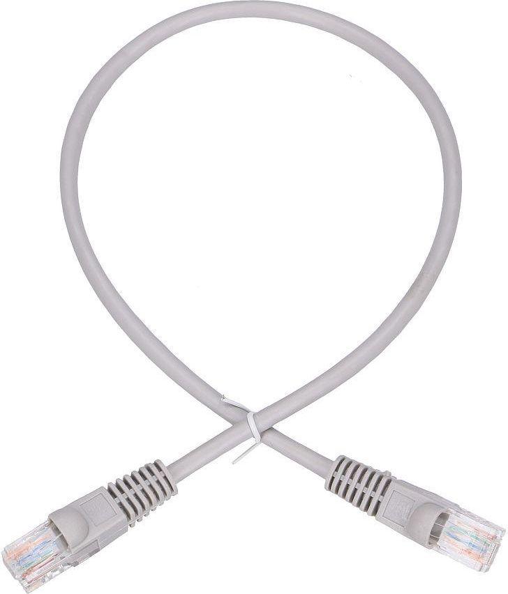 Extralink LAN tinklo kabelis Patchcord CAT.5E UTP 0,5 m vytos poros, varinis