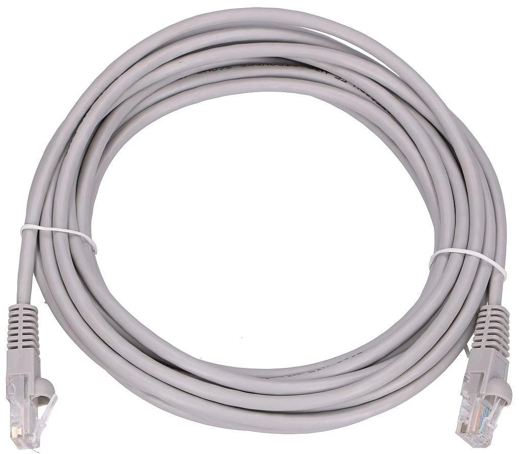 Extralink Kat.5e UTP 5m | LAN Patchcord | Varinė vytos poros