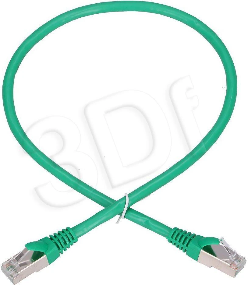 EXTRALINK LAN patchcord CAT.6 FTP 0,5m 1GBIT folija vytos poros plikas varis Žalias