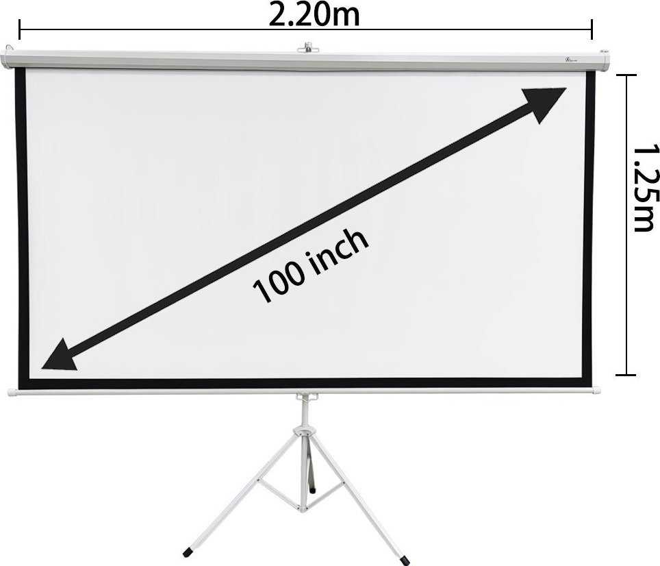 Extralink Projektoriaus ekranas 100"