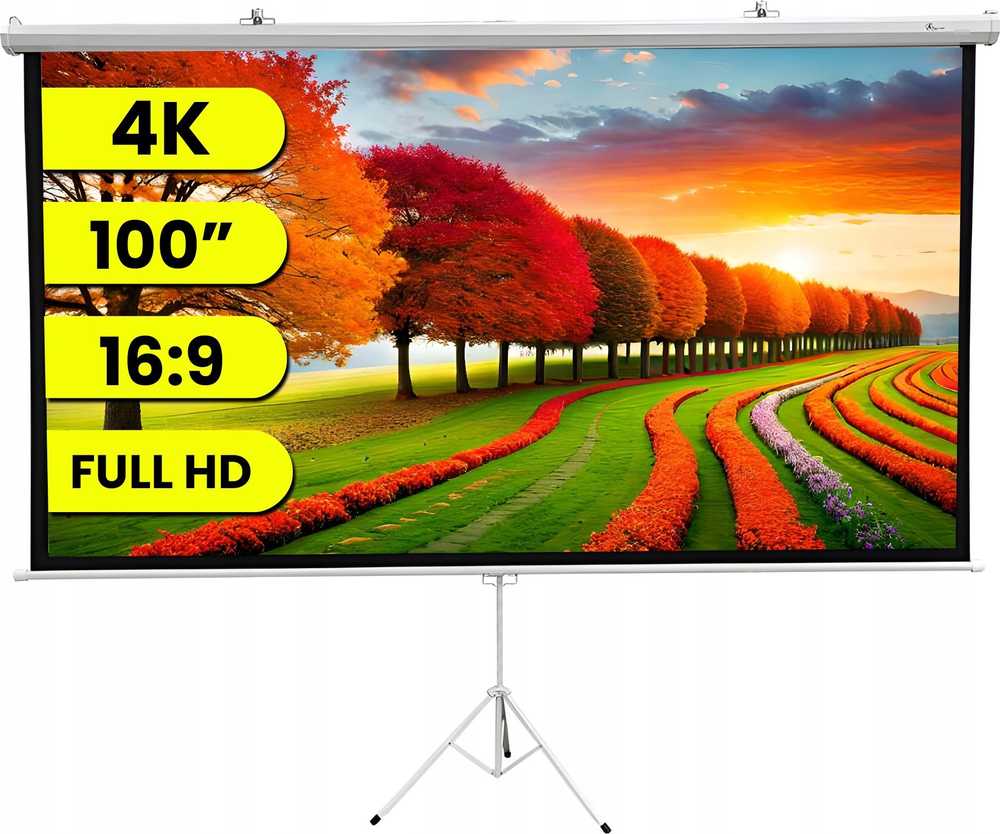 Extralink Projektoriaus ekranas 100"